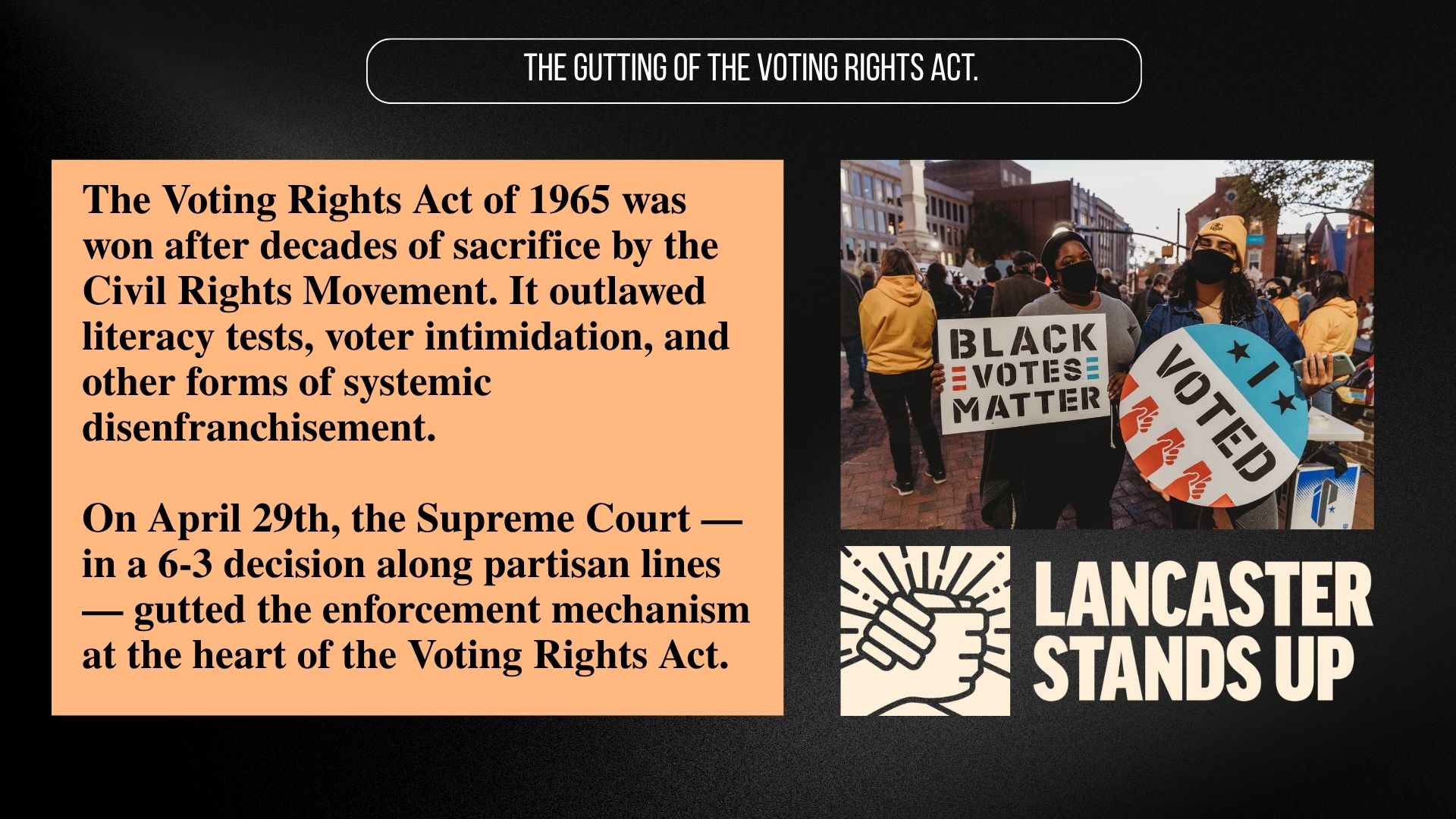 Fascism Continues: The Gutting Of The Voter’s Rights Act