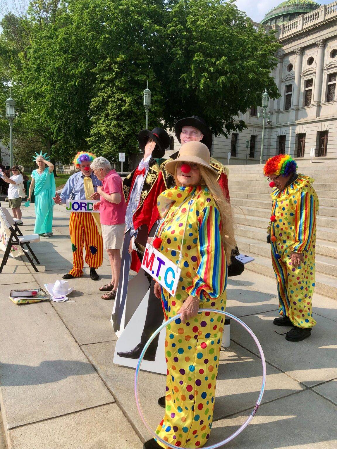 Pennsylvanians Stage a ‘MAGA GOP: Stop CLOWNING Around Rally’