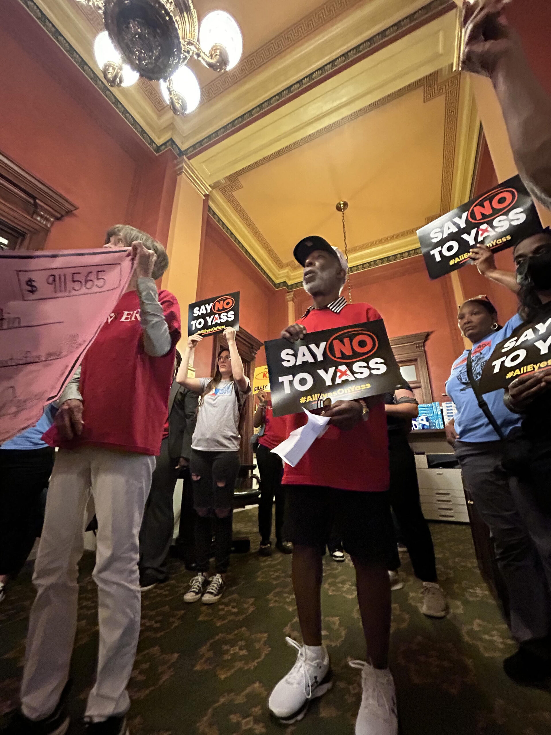 BREAKING: We’re occupying Sen. Martin & Sen. Coleman’s Offices