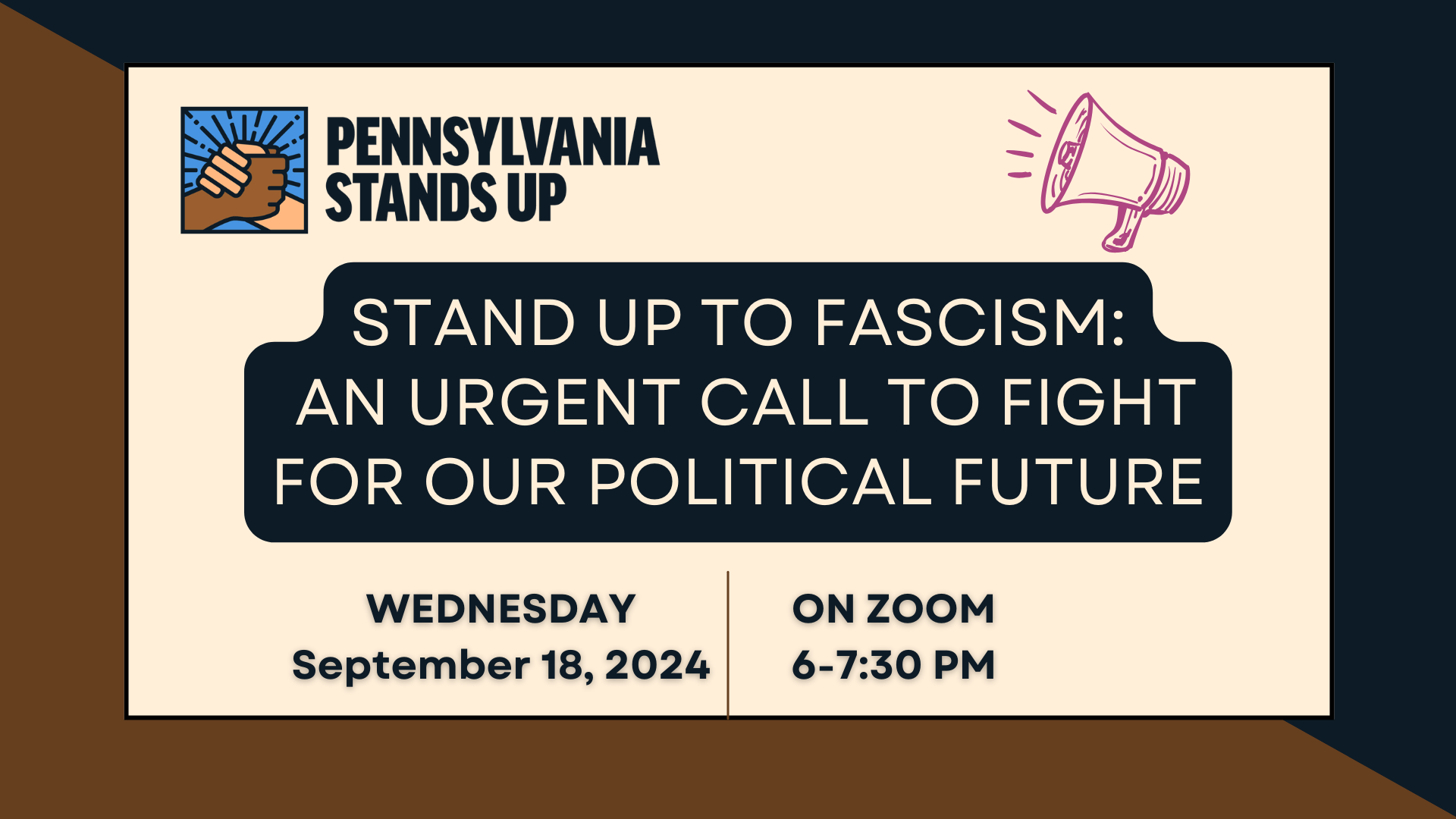 Join us and stand up to fascism!