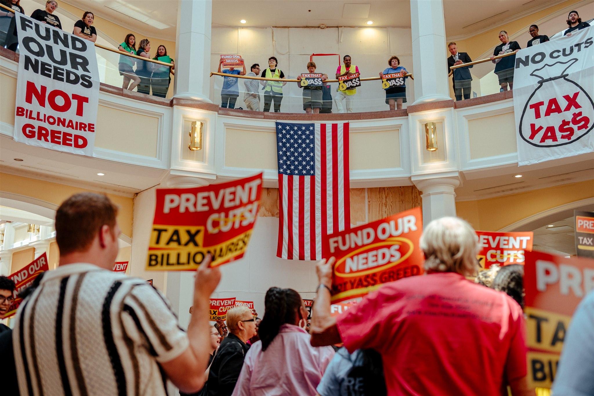 Demand No Cuts to Transit, Schools, & Healthcare