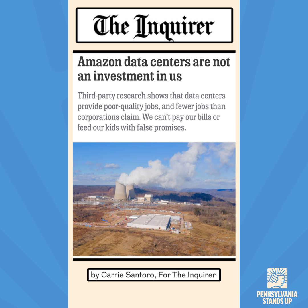 Amazon data centers are not an investment in us